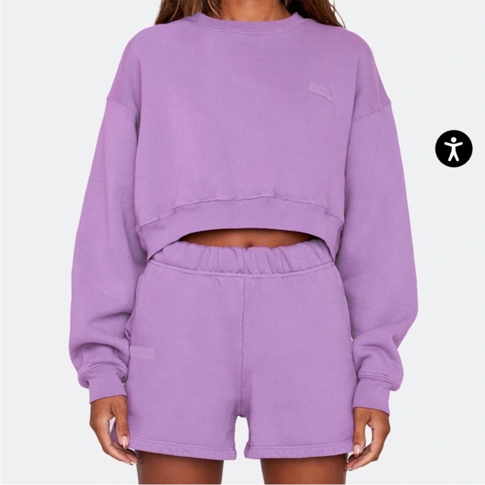 SetActive Cropped Crewneck- Cosmo 💜